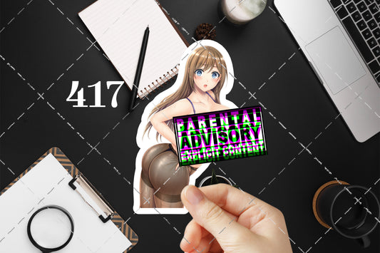 Anime vinyl sticker #417, Chissaikeredo