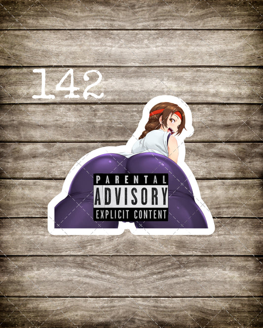 Anime vinyl sticker #142, The King of Fighters - Sakazaki Yuri