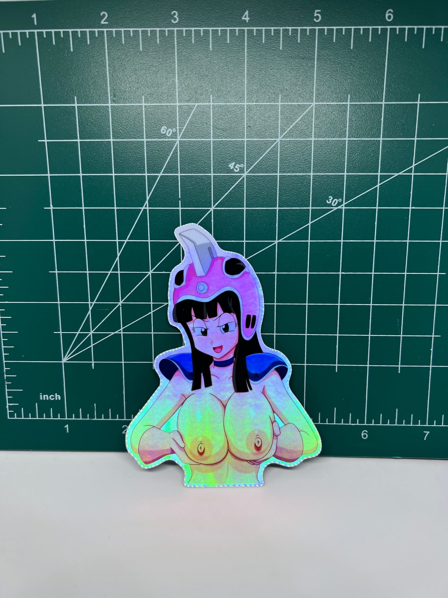 Anime 4" Sexy Android 18, Milk, Bulma,  NSFW vinyl sticker package #4