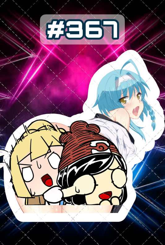 Anime vinyl sticker #367, sexy decal, NSFW, (hentai), Shinmai Maou no Testament