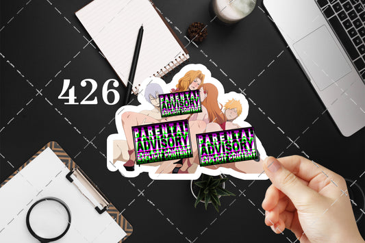 Anime vinyl sticker #426, Bleach, Ichimaru, Matsumoto, Kurosaki Ichigo