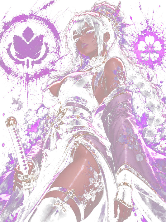 Violet Cursed Blade Anime T-Shirt or DTF Transfer – Halftone