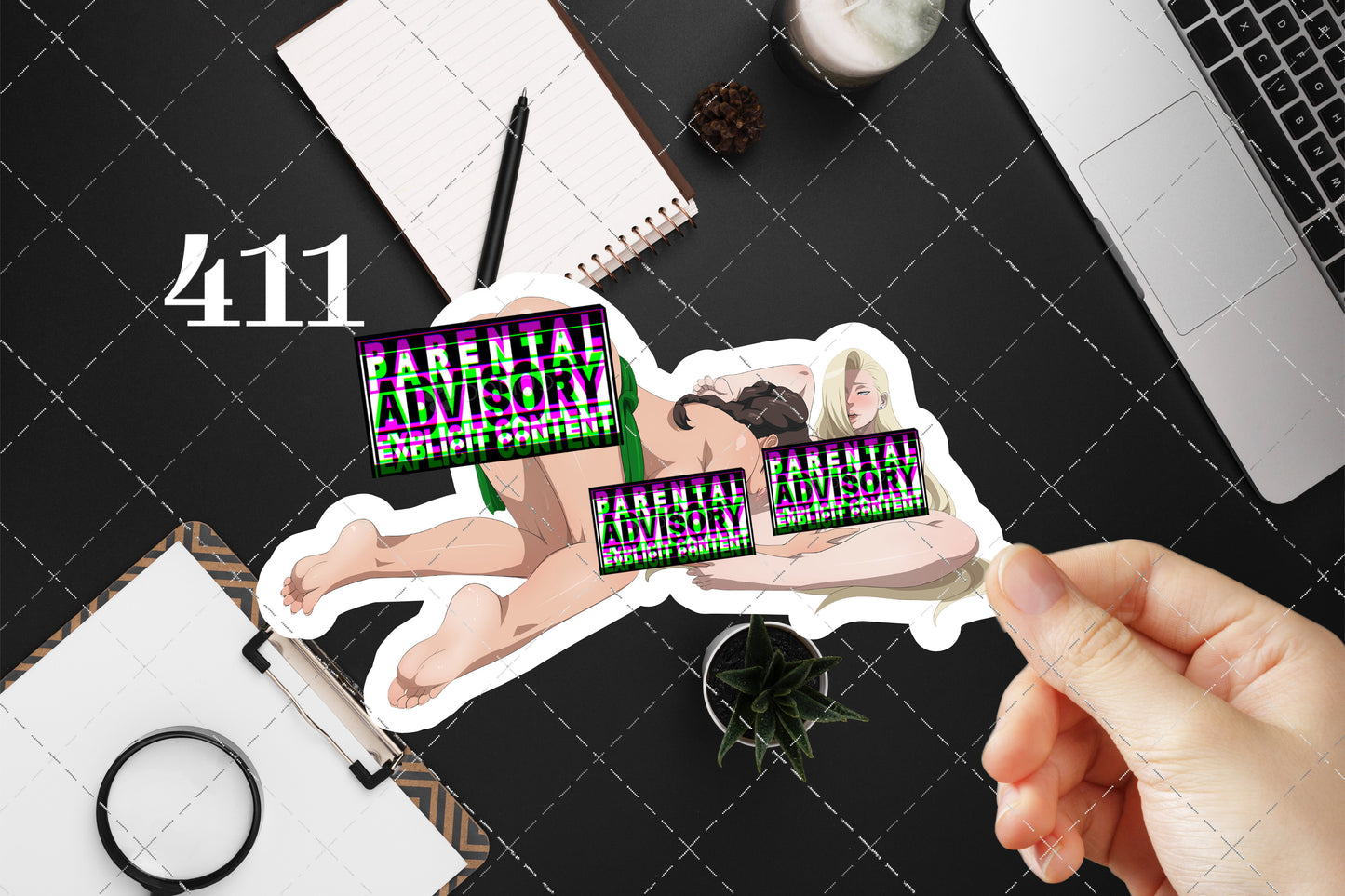 Anime vinyl sticker #411, Naruto, Ino, Ten Ten