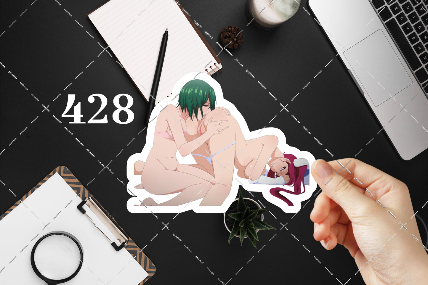 Anime vinyl sticker #428, Bleach, Kujo Nozomi, Dokugamine Riruka