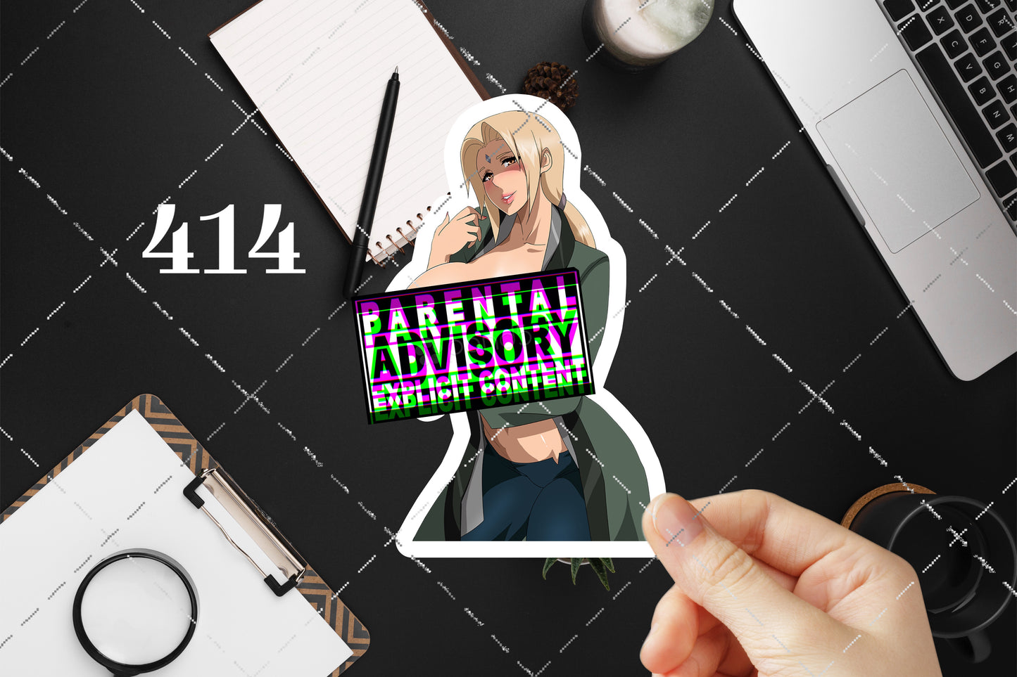 Anime vinyl sticker #414, Naruto, Tsunade