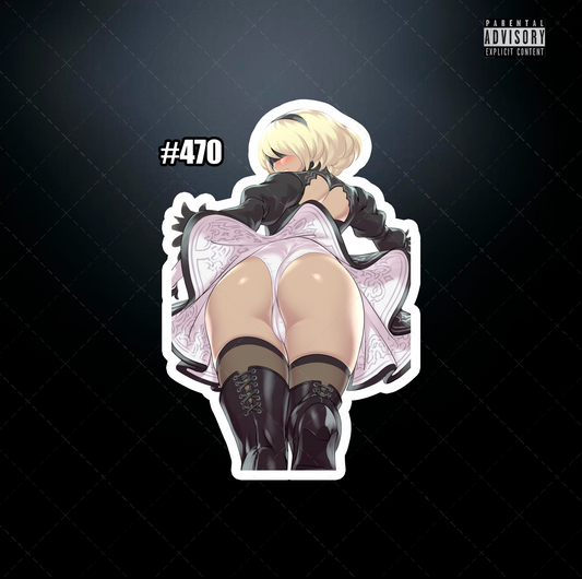 Anime vinyl sticker #470, Sexy NieR Automata NSFW