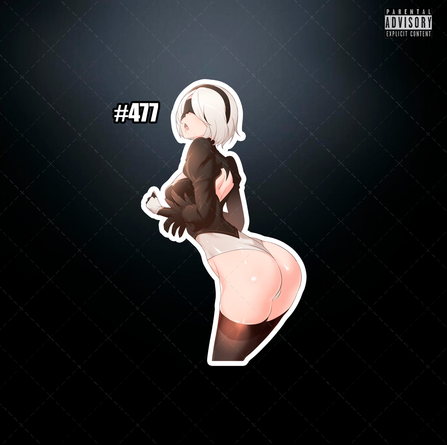Anime vinyl sticker #477, Sexy NieR Automata NSFW
