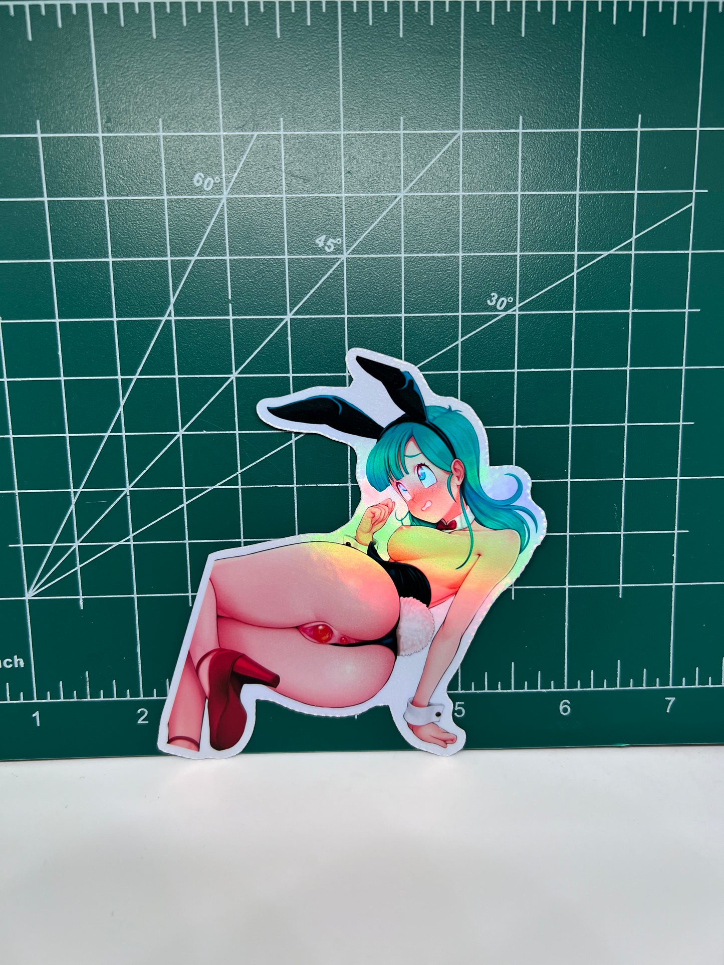 Anime 4" Sexy Android 18, Milk, Bulma,  NSFW vinyl sticker package #4