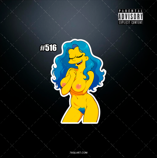 Anime vinyl sticker #516, Sexy - The Simpsons - NSFW