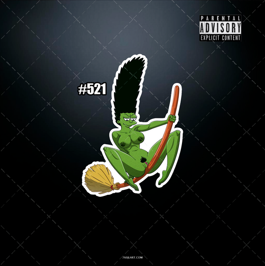 Anime vinyl sticker #521, Sexy The Simpsons NSFW