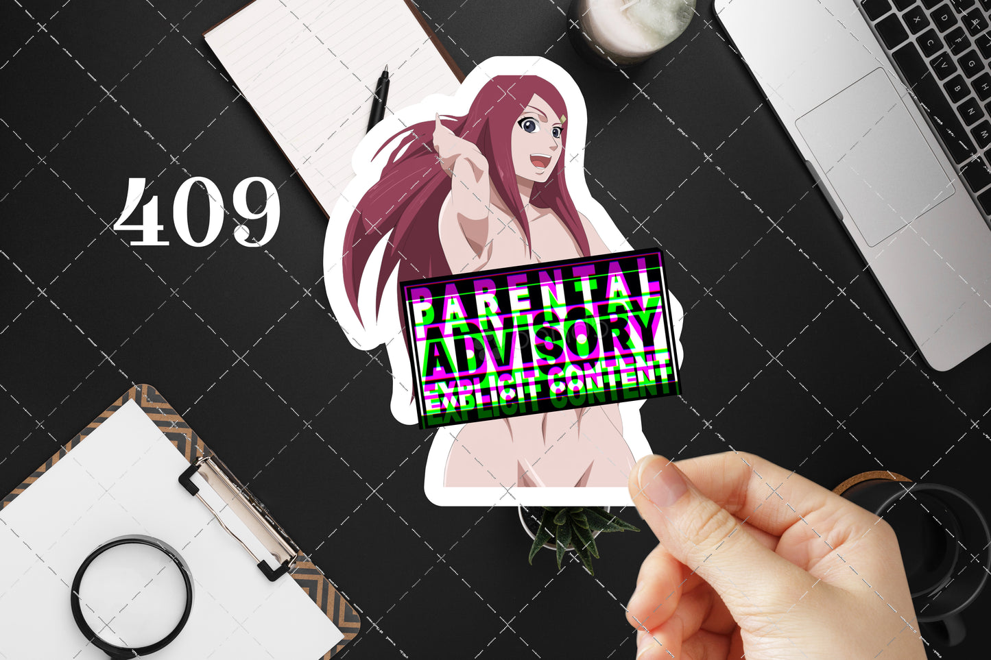 Anime vinyl sticker #409, Naruto, Kushina