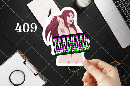 Anime vinyl sticker #409, Naruto, Kushina