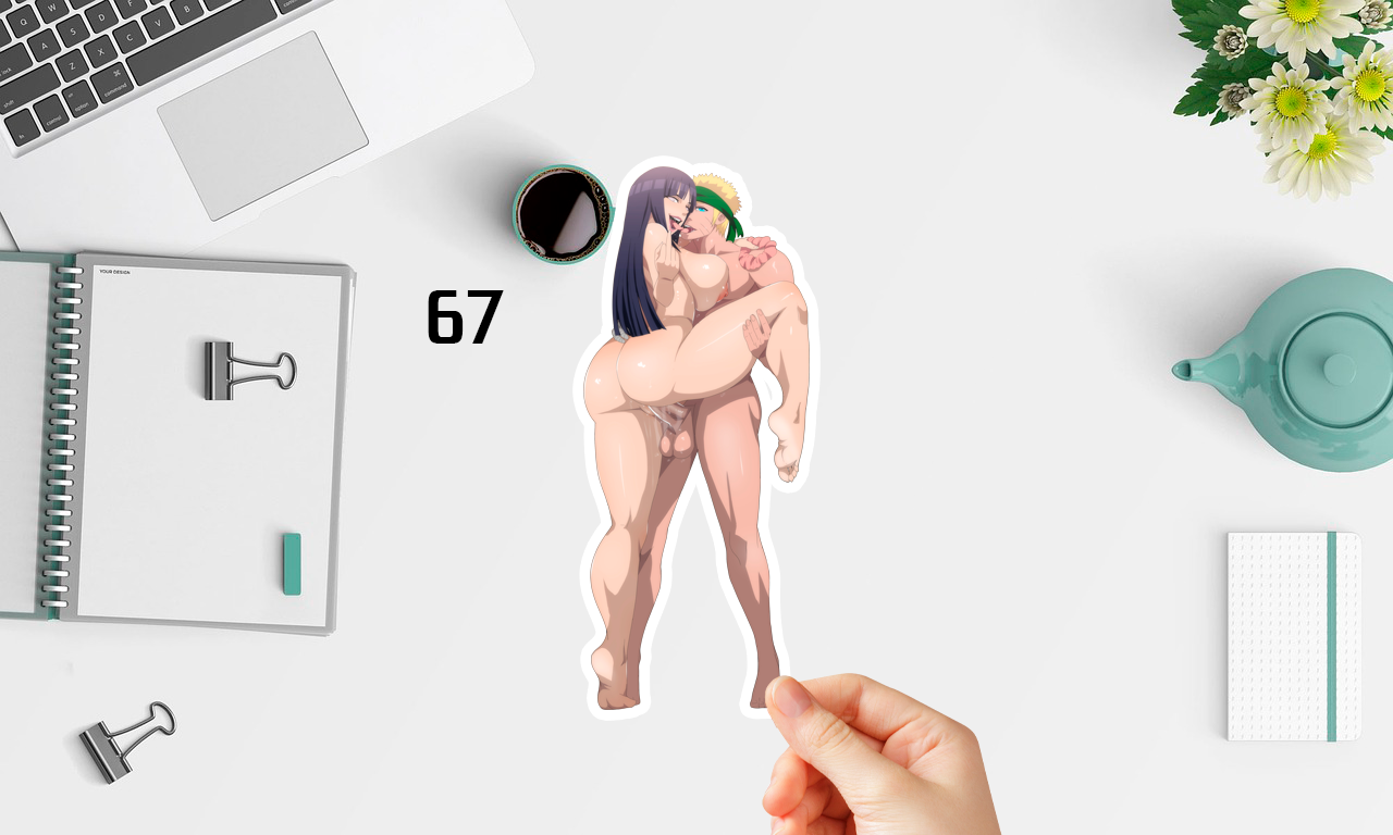 Anime vinyl sticker #67, Naruto, Hinata