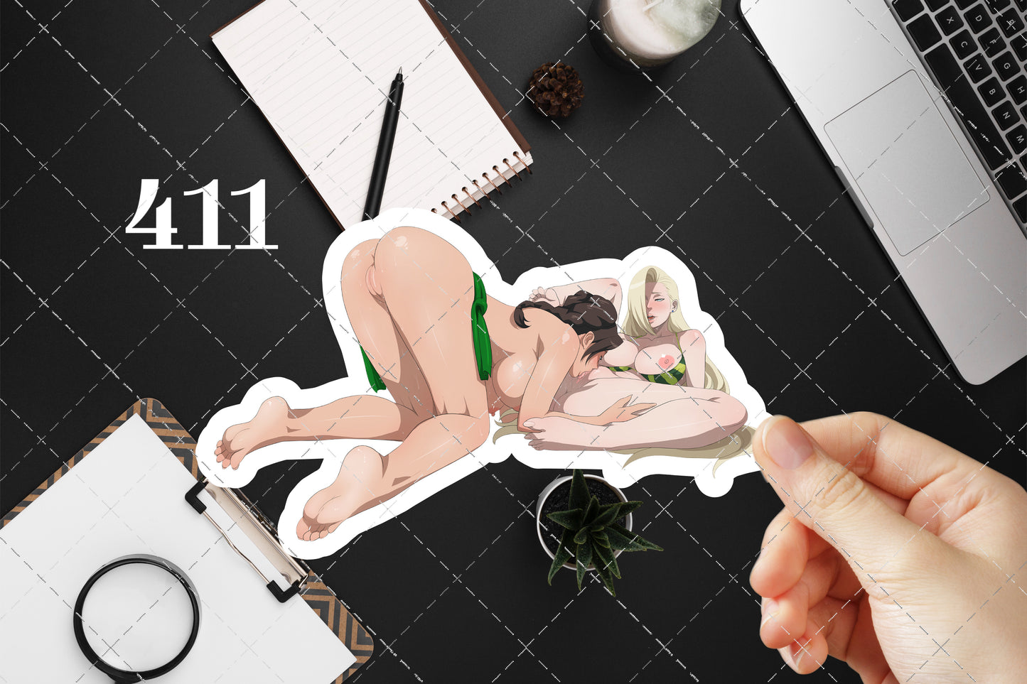 Anime vinyl sticker #411, Naruto, Ino, Ten Ten