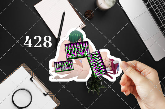 Anime vinyl sticker #428, Bleach, Kujo Nozomi, Dokugamine Riruka