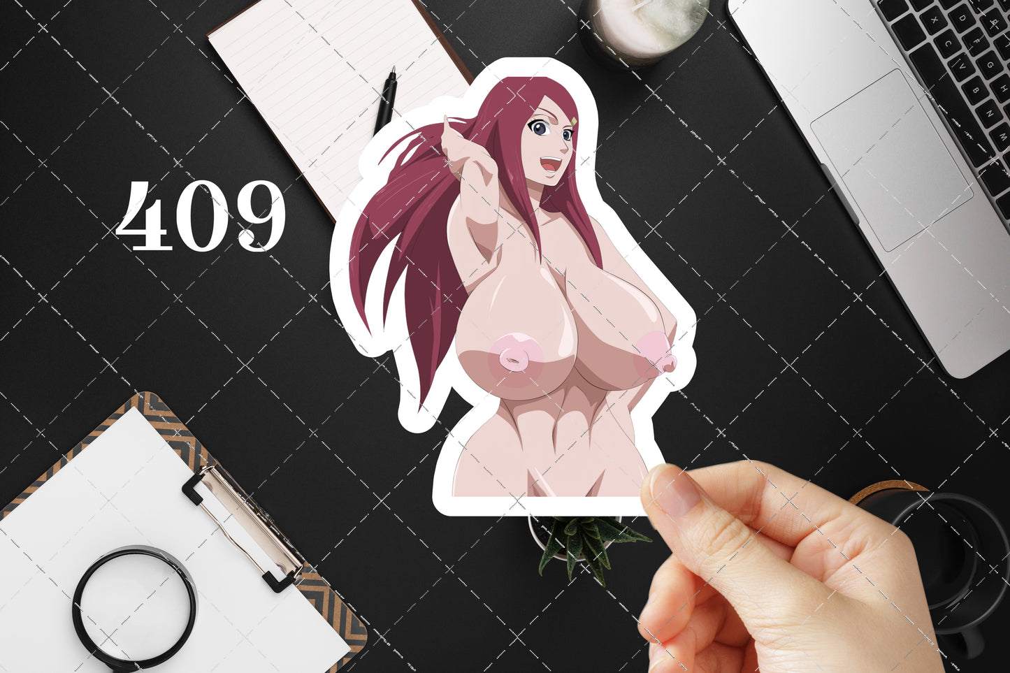 Anime vinyl sticker #409, Naruto, Kushina