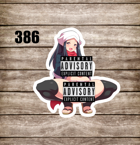 Anime vinyl sticker #386 Naruto Shippuden, Sexy Hinata,