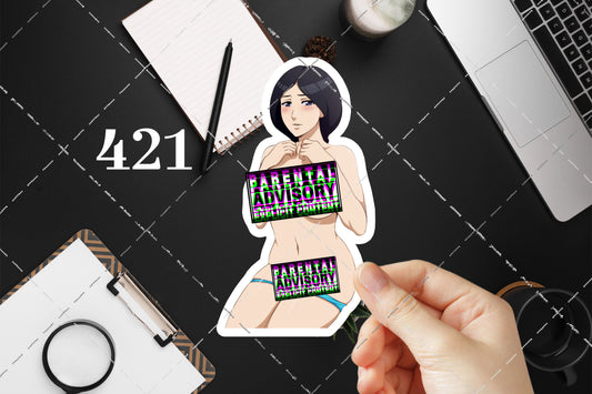 Anime vinyl sticker #421, Bleach, Unohana