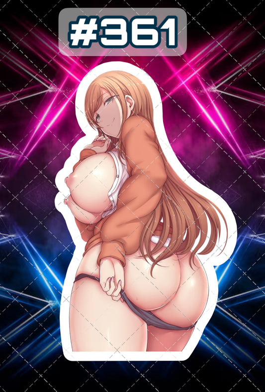 Anime vinyl sticker #361, sexy decal, Sexy Ijirare Fukushuu Saimin NSFW