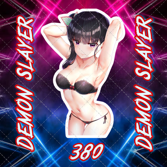 Anime vinyl sticker #380, Sexy Decal, NFSW, Demond Slayer, Kimetsu no Yaiba (Demon Slayer) - Tsuyuri Kanao