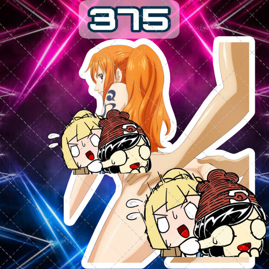 vinyl sticker #375, sexy decal,( hentai) One Piece (Nami)
