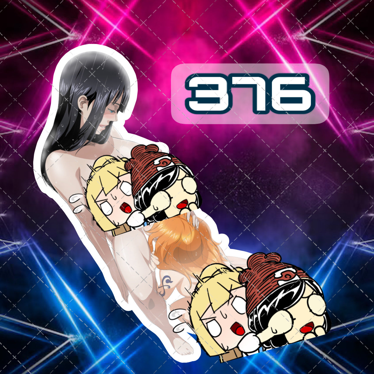 vinyl sticker #376, sexy decal,( hentai) One Piece ( Nami )NFSW