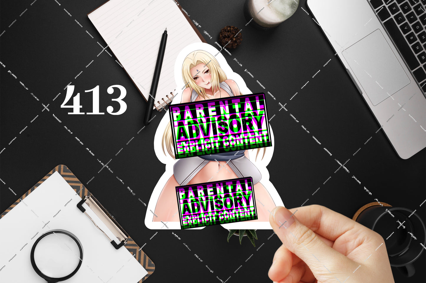 Anime vinyl sticker #413, Naruto, Tsunade