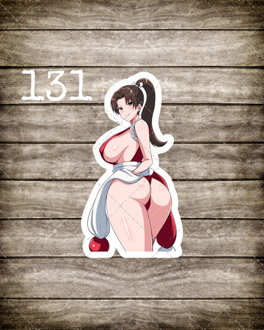 Anime vinyl sticker #131, The King of Fighters - Shiranui Mai