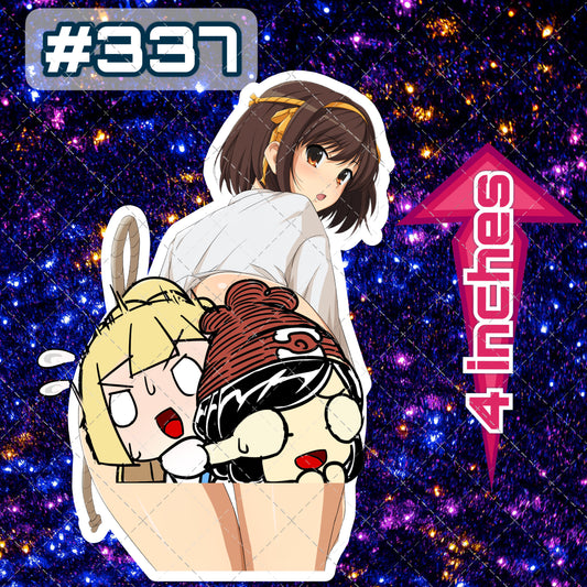 Anime vinyl sticker #337, suzumiya Haruhi no yuuutsu, sexy decal