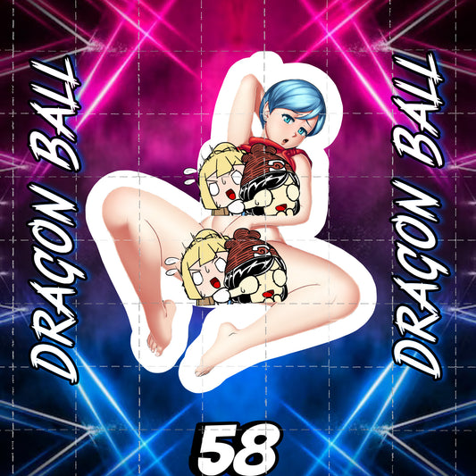Anime vinyl sticker #58 Bulma, Dragon Ball, Hentai, NFSW