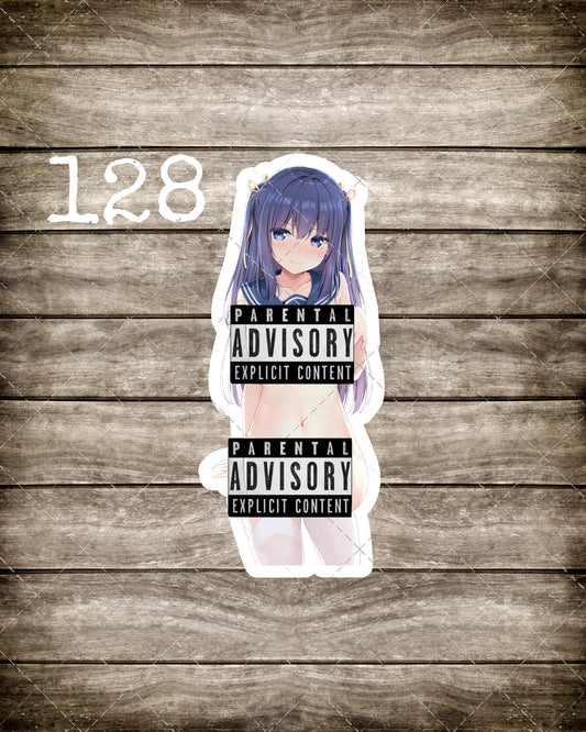 Anime vinyl sticker #128, Rakugaki-chan
