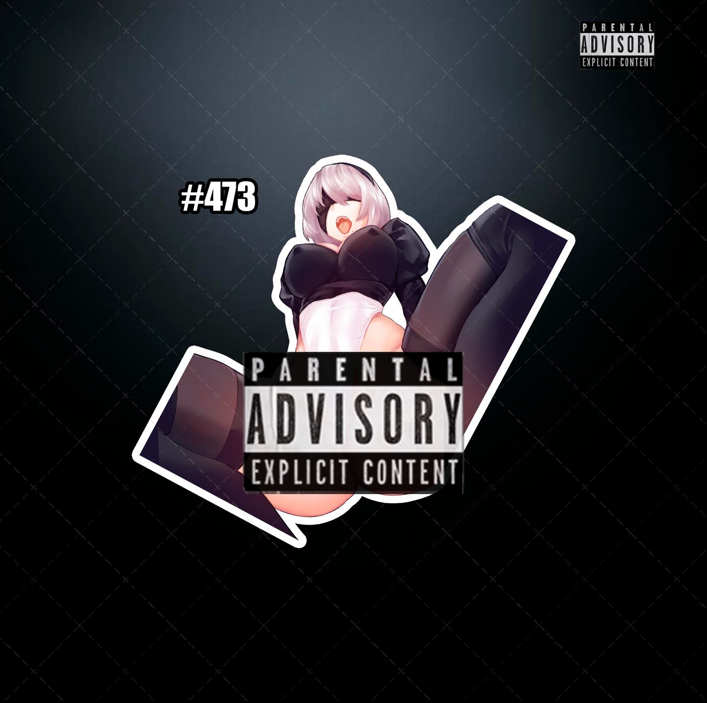 Anime vinyl sticker #473, Sexy NieR Automata NSFW