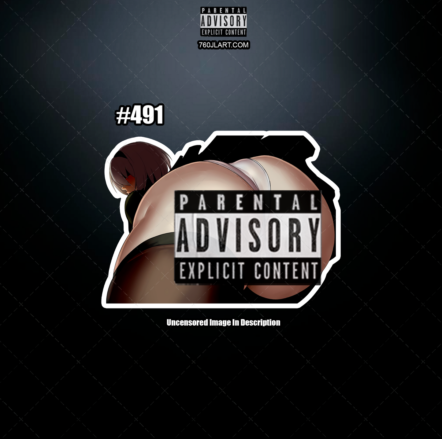 Anime vinyl sticker #491, Sexy NieR Automata NSFW