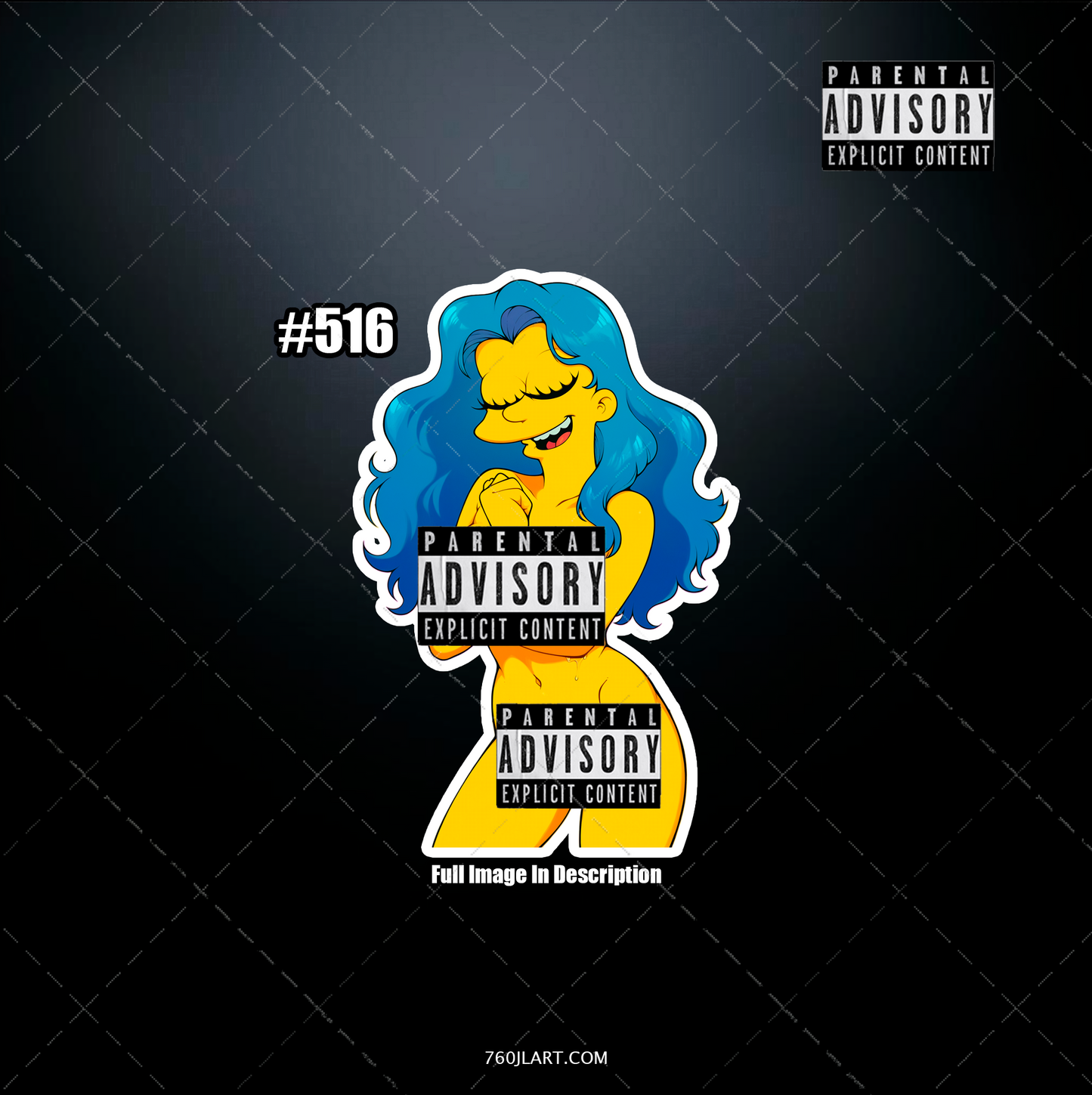 Anime vinyl sticker #516, Sexy - The Simpsons - NSFW