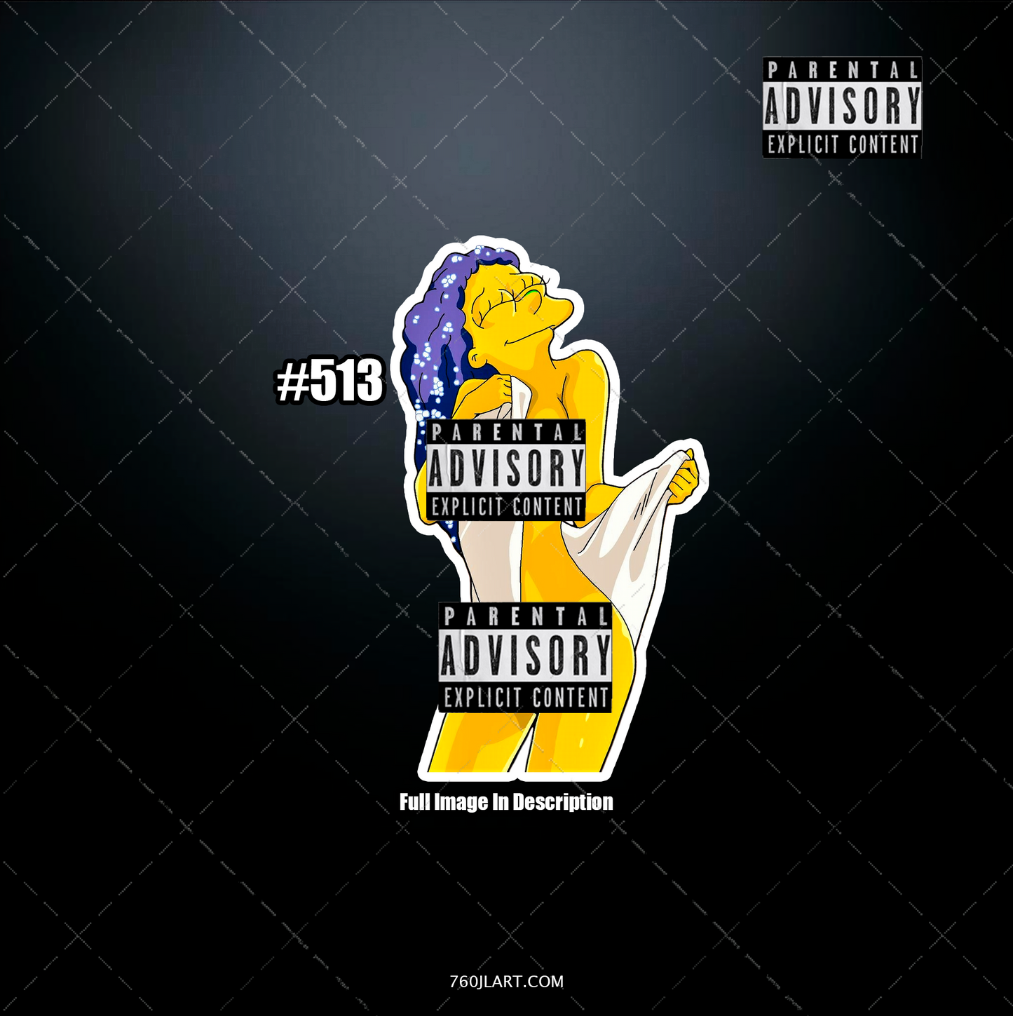 Anime vinyl sticker #513, Sexy - The Simpsons - NSFW