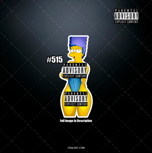 Anime vinyl sticker #515, Sexy - The Simpsons - NSFW