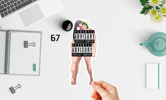 Anime vinyl sticker #67, Naruto, Hinata