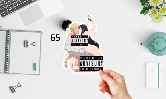 Anime vinyl sticker #65, Naruto - Uzumaki Naruto, Hyuuga Hinata