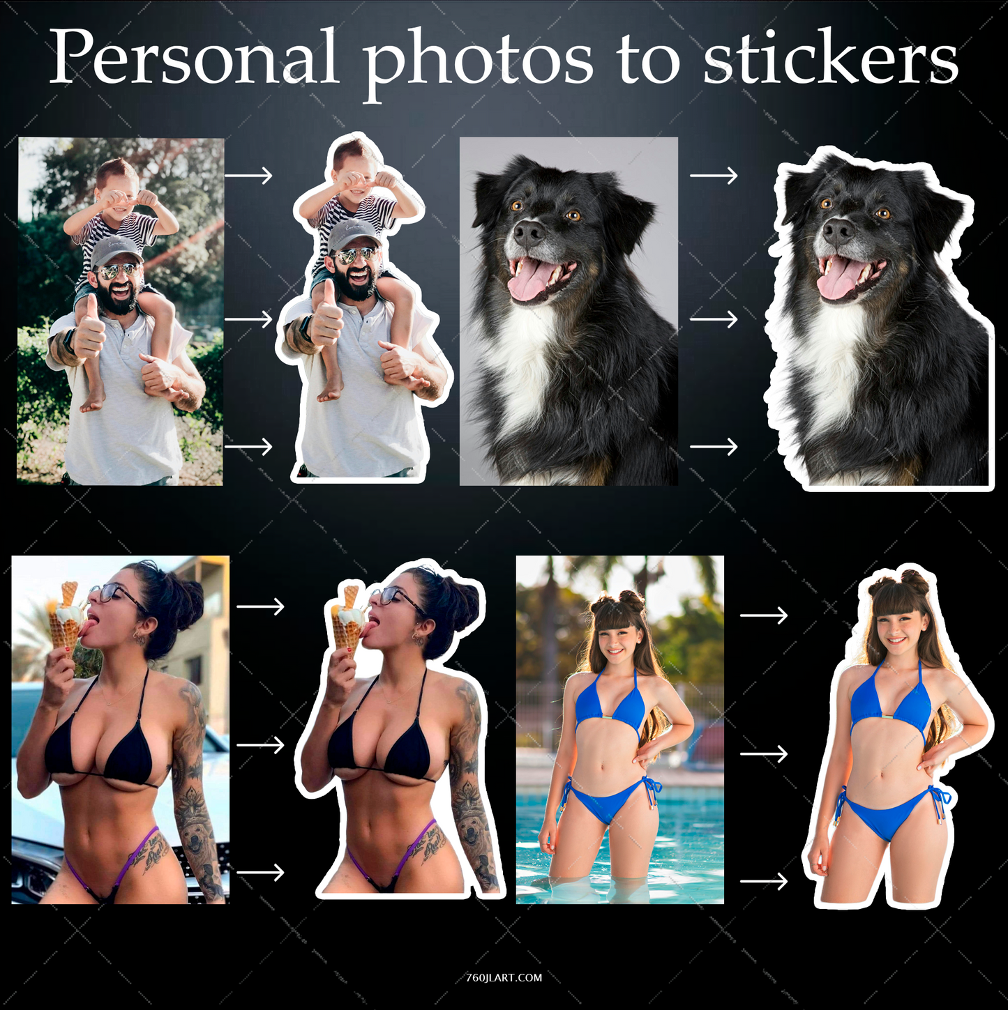 Personal Photos To Stickers
