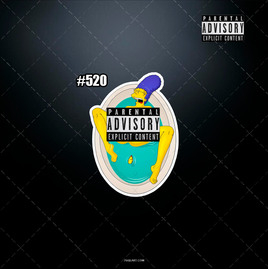 Anime vinyl sticker #520, Sexy The Simpsons NSFW