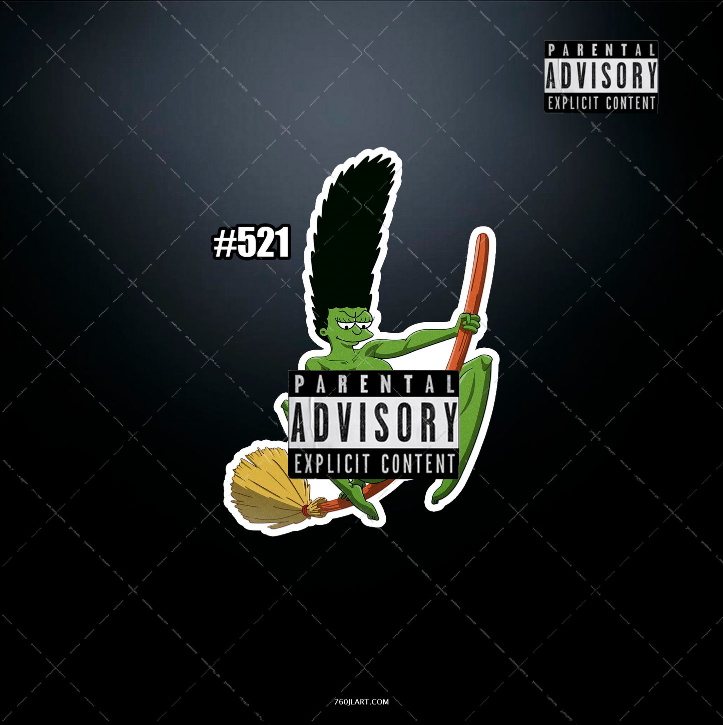 Anime vinyl sticker #521, Sexy The Simpsons NSFW