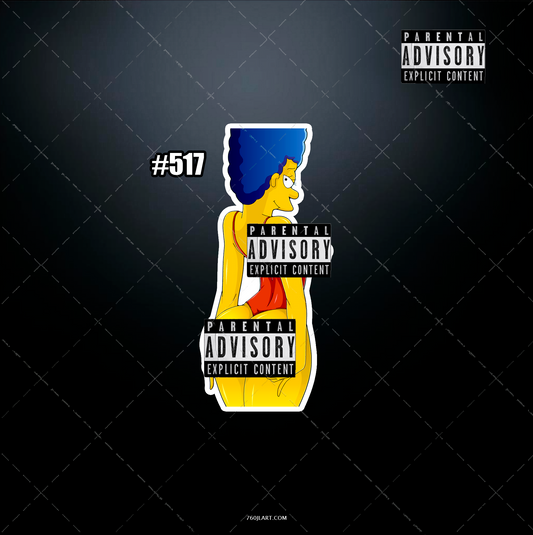 Anime vinyl sticker #517, Sexy - The Simpsons - NSFW