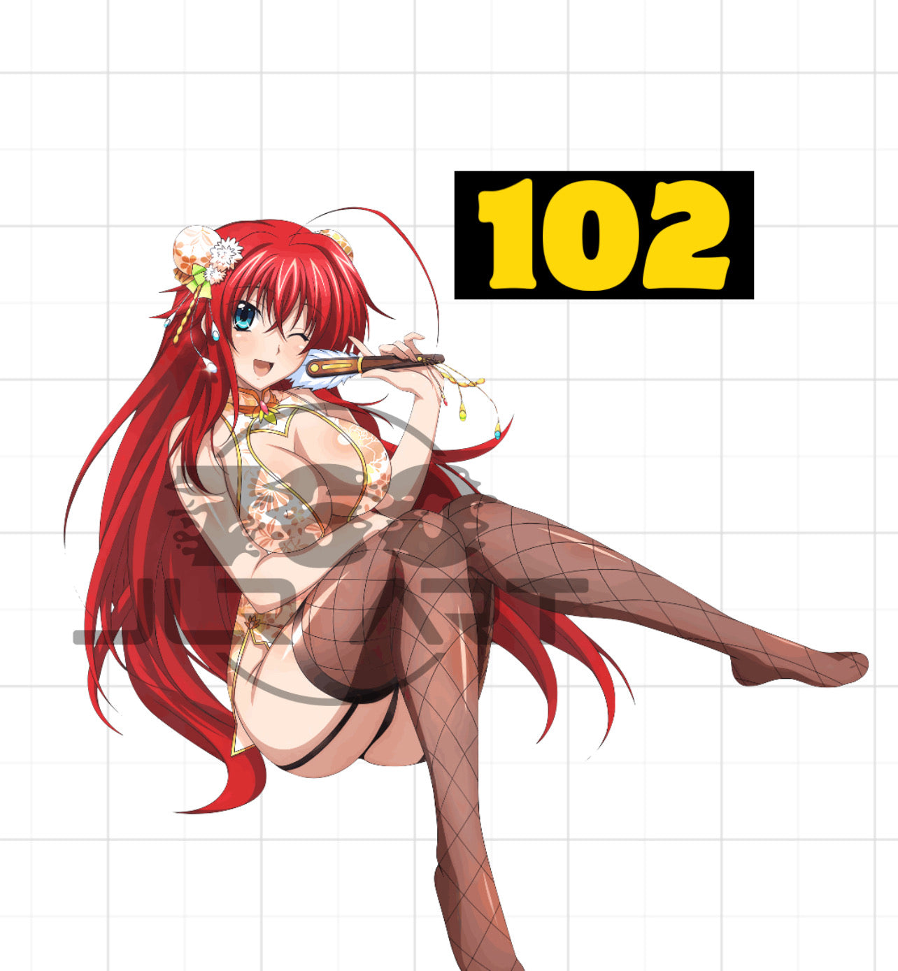Anime vinyl sticker #102, High School DxD