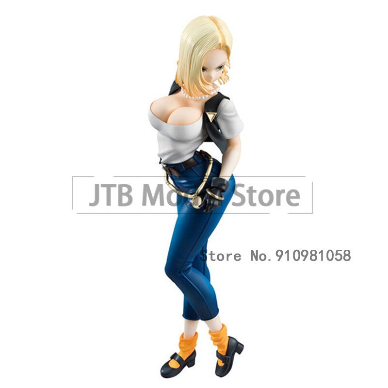 Dragon Ball Z Anime Action Figure Kuririn Android 18 Figurine Videl Statue Super Saiyas Lunch Bulma Figma Model Sexy Girl Toys