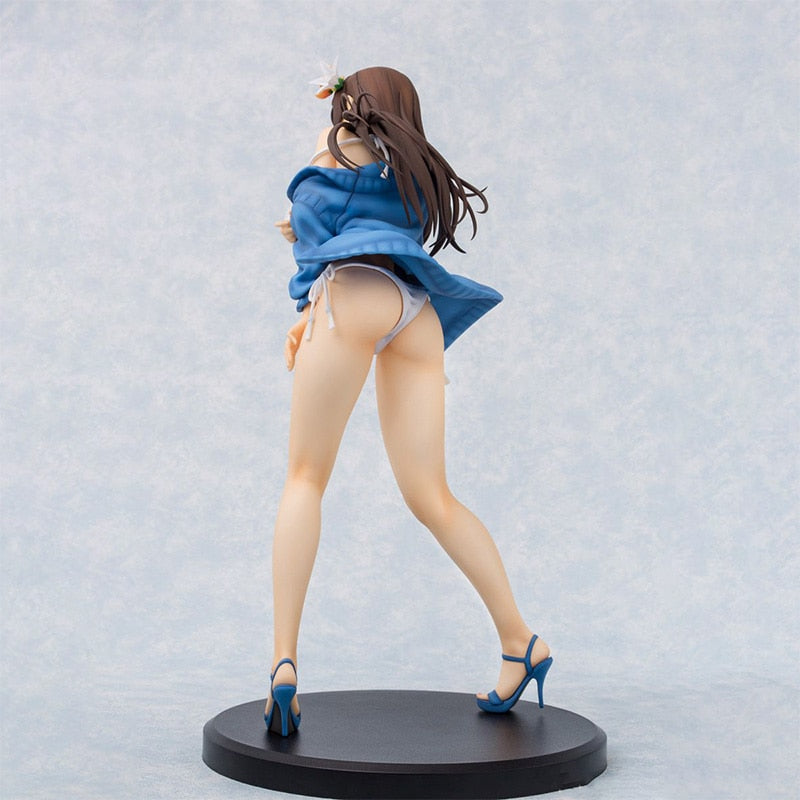 Daiki kougyou Kurofune Raishuu Shoujo! Cover Illustration Kurone Iraha PVC Action Figure Anime Kurara-chan Sexy Figure Toy Doll