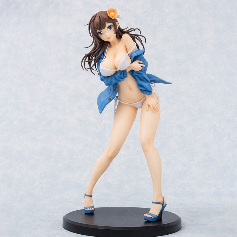 Daiki kougyou Kurofune Raishuu Shoujo! Cover Illustration Kurone Iraha PVC Action Figure Anime Kurara-chan Sexy Figure Toy Doll