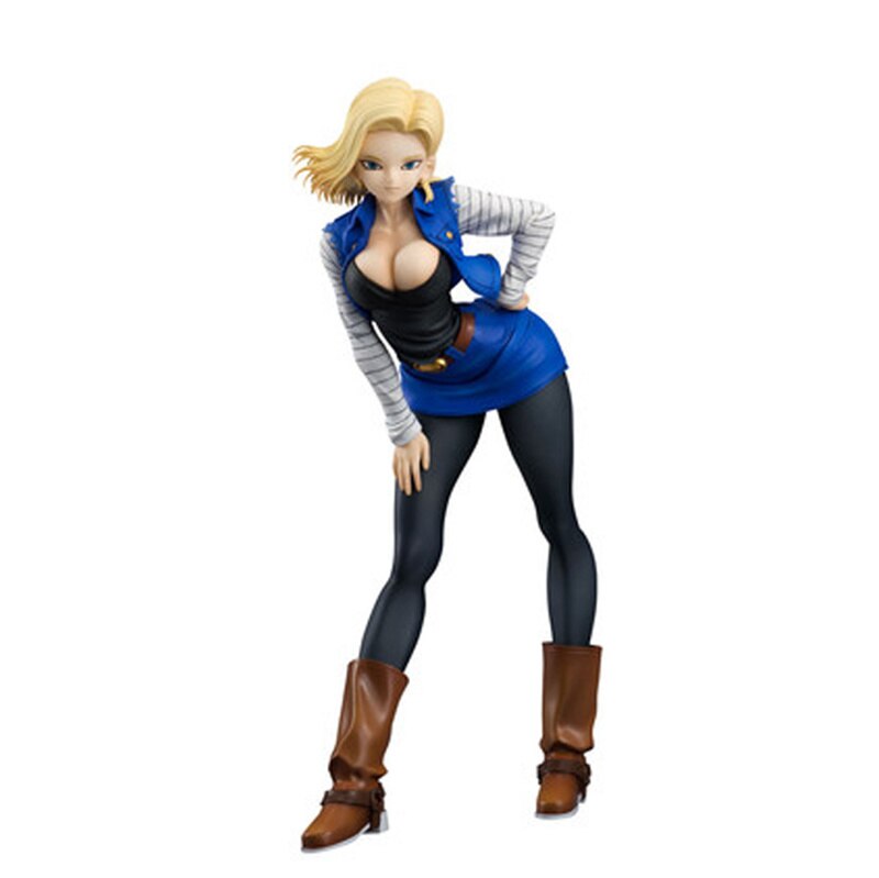Dragon Ball Z Anime Action Figure Kuririn Android 18 Figurine Videl Statue Super Saiyas Lunch Bulma Figma Model Sexy Girl Toys