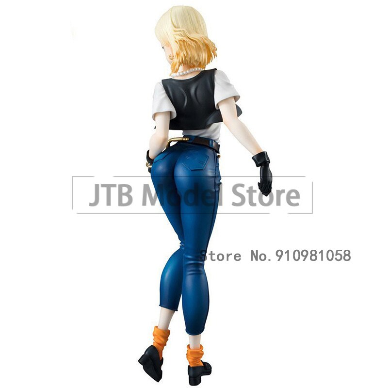 Dragon Ball Z Anime Action Figure Kuririn Android 18 Figurine Videl Statue Super Saiyas Lunch Bulma Figma Model Sexy Girl Toys