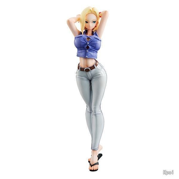 Dragon Ball Z Anime Action Figure Kuririn Android 18 Figurine Videl Statue Super Saiyas Lunch Bulma Figma Model Sexy Girl Toys