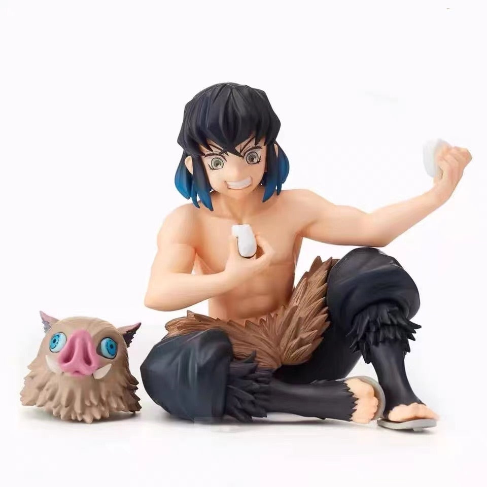 36cm Kimetsu No Yaiba Action Figure GK Kochou Shinobu Anime Figure Demon Slayer Kochou Shinobu Kanroji Mitsuri Figurine Model